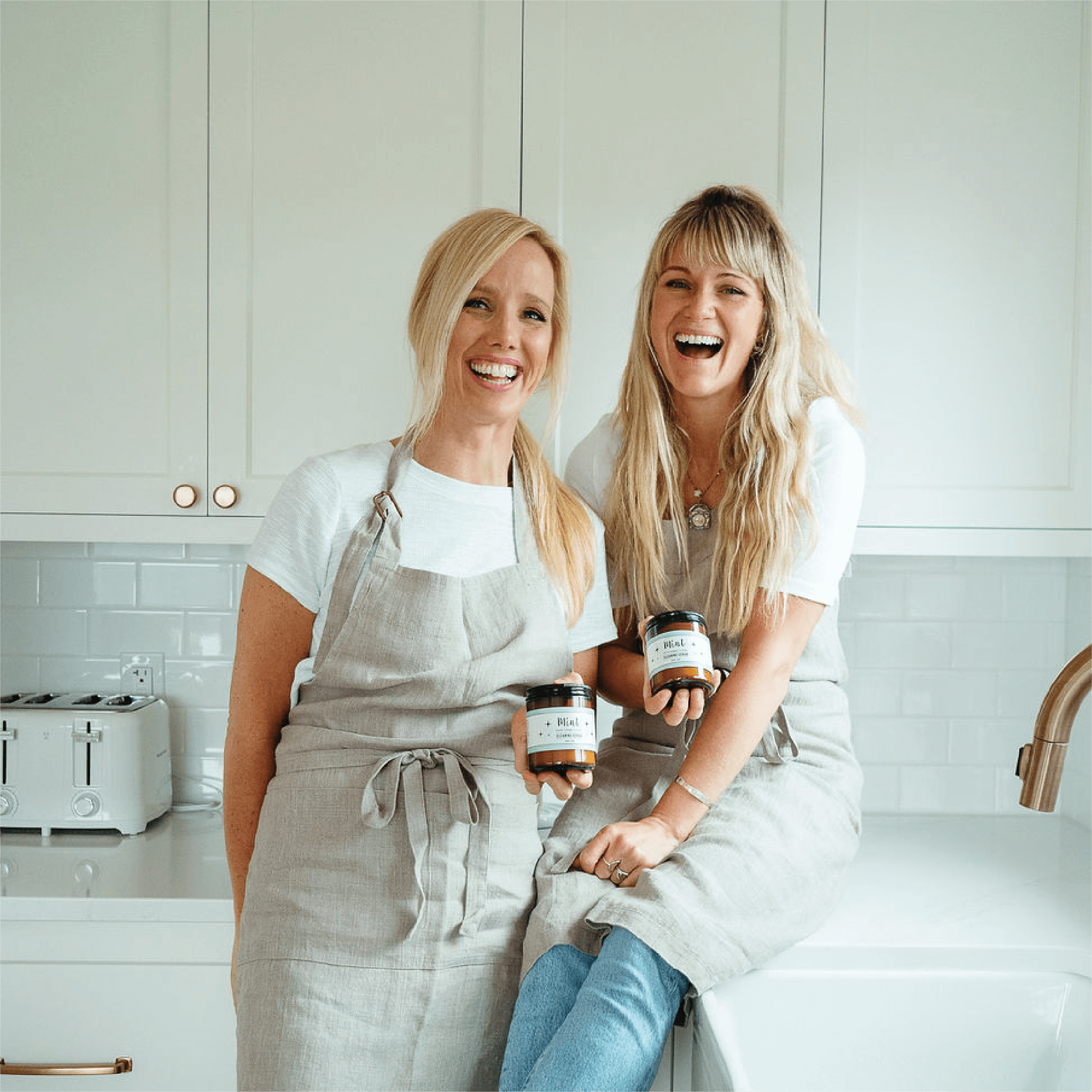 Robyn and Monika from Mint Cleaning Products